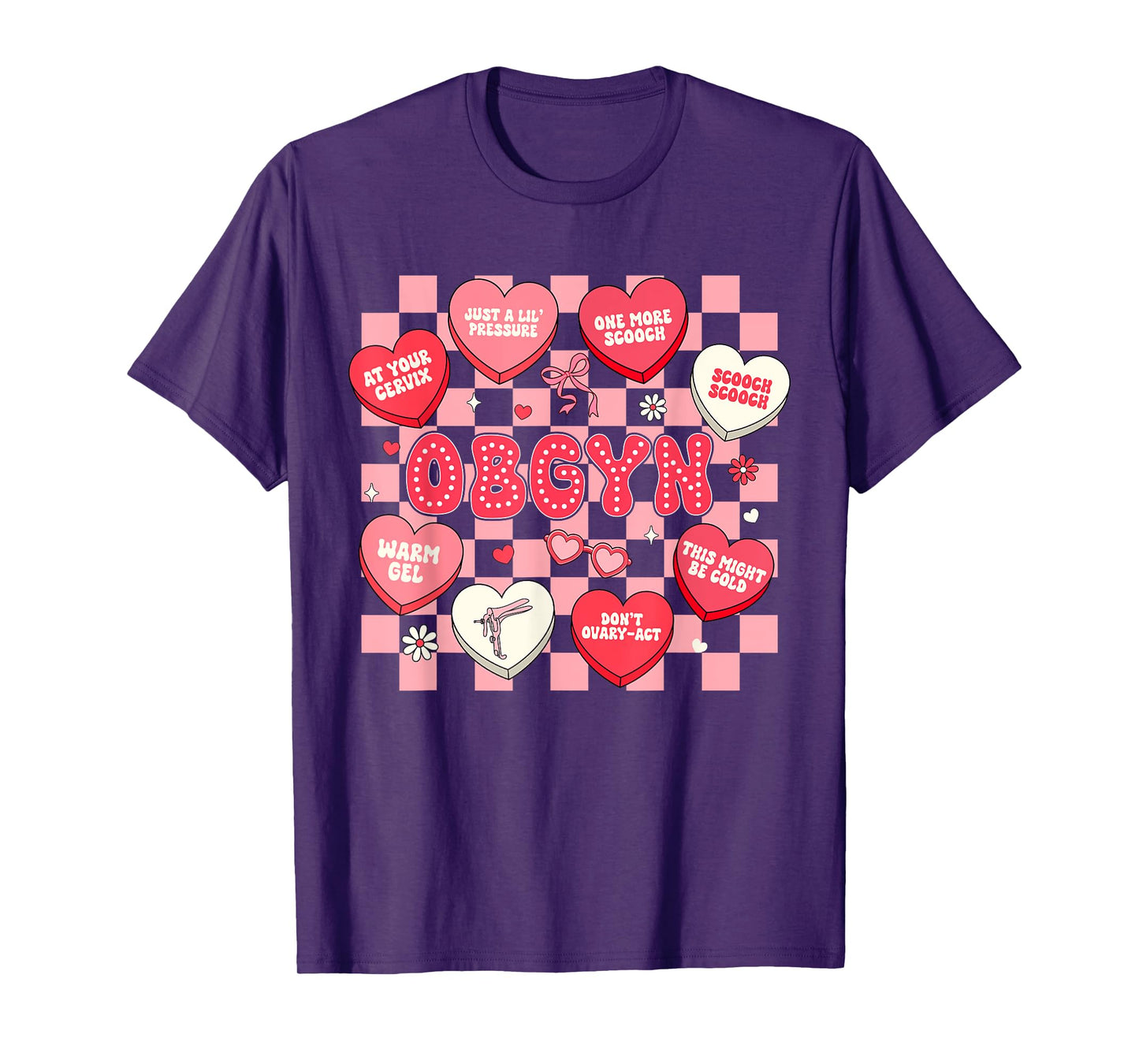 OB-GYN Nurse Valentines Obstetrician Gynecologist Nurse T-Shirt