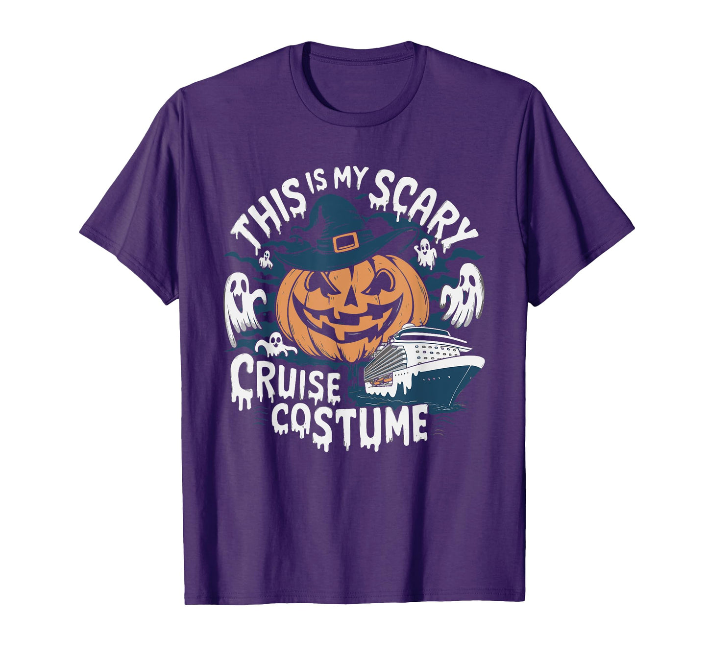 This Is My Scary Cruise Costume Vacation Cruising T-Shirt