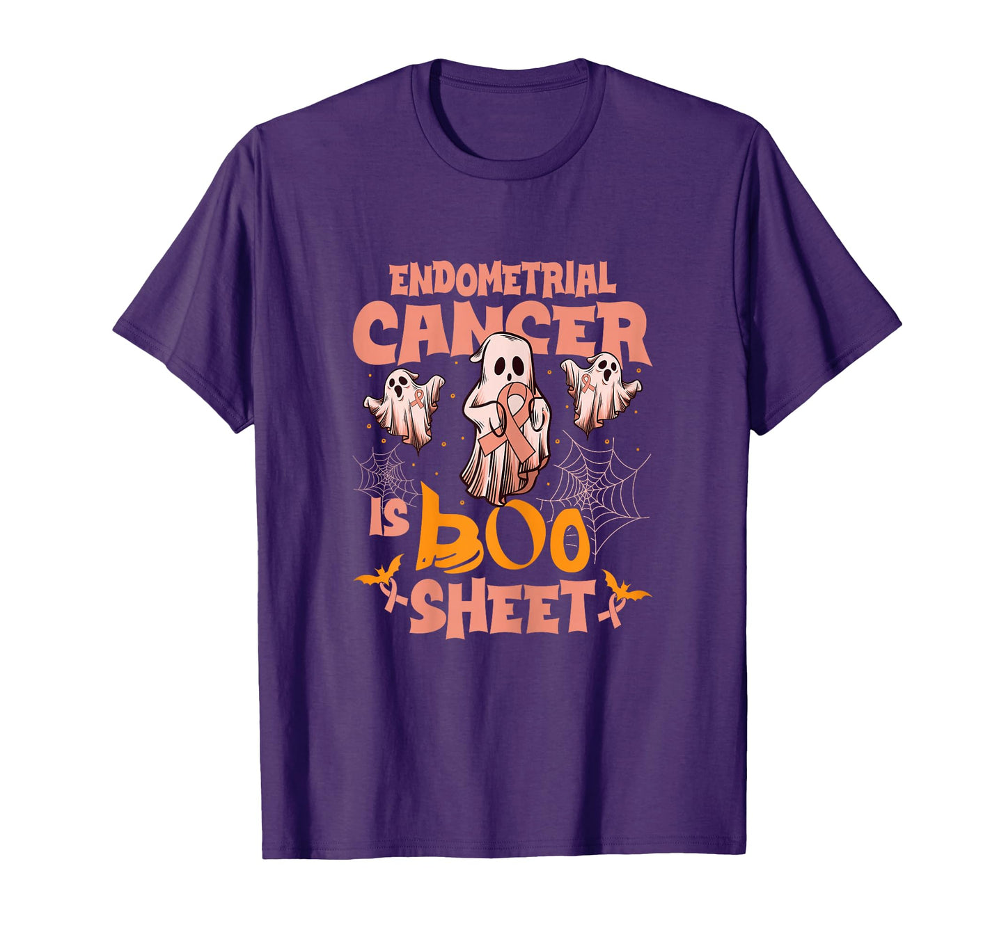 Endometrial cancer Is Boo Sheet Ghost Halloween Costume T-Shirt