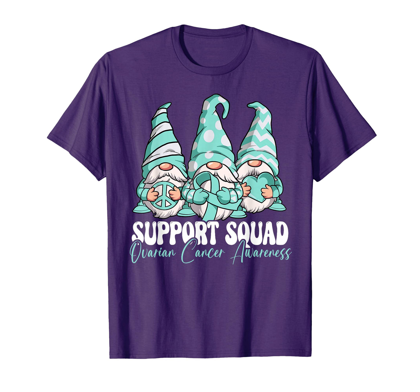 Support Squad Ovarian Cancer Awareness Month T-Shirt