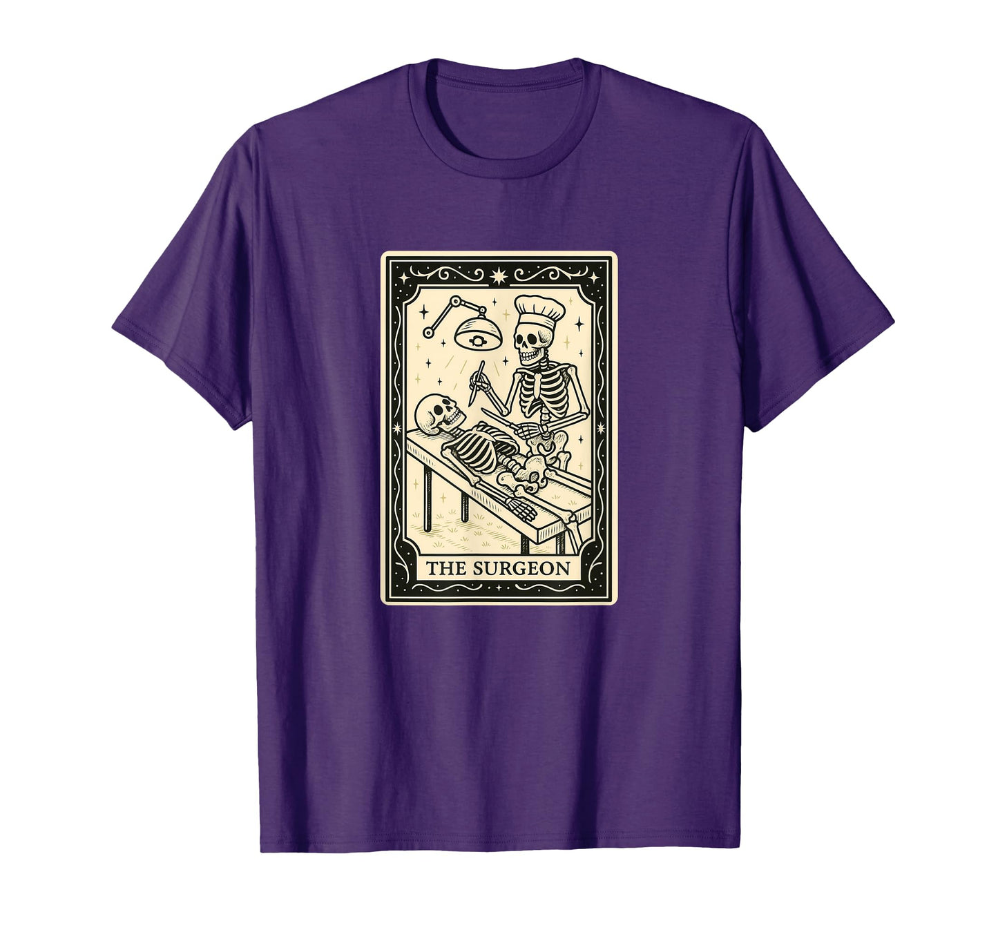 The Surgeon Tarot Card - Halloween Spooky Surgery Doctor T-Shirt