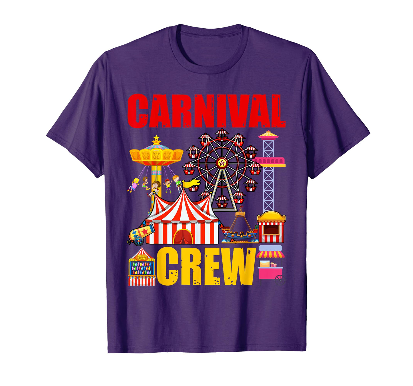 Carnival Crew Funny Circus Staff Costume Circus Theme Party T-Shirt