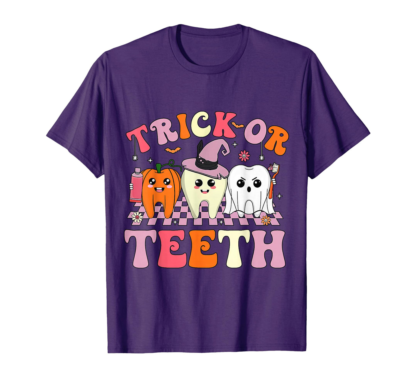 Halloween Dentist Trick or Teeth Dental Costume Men Women T-Shirt