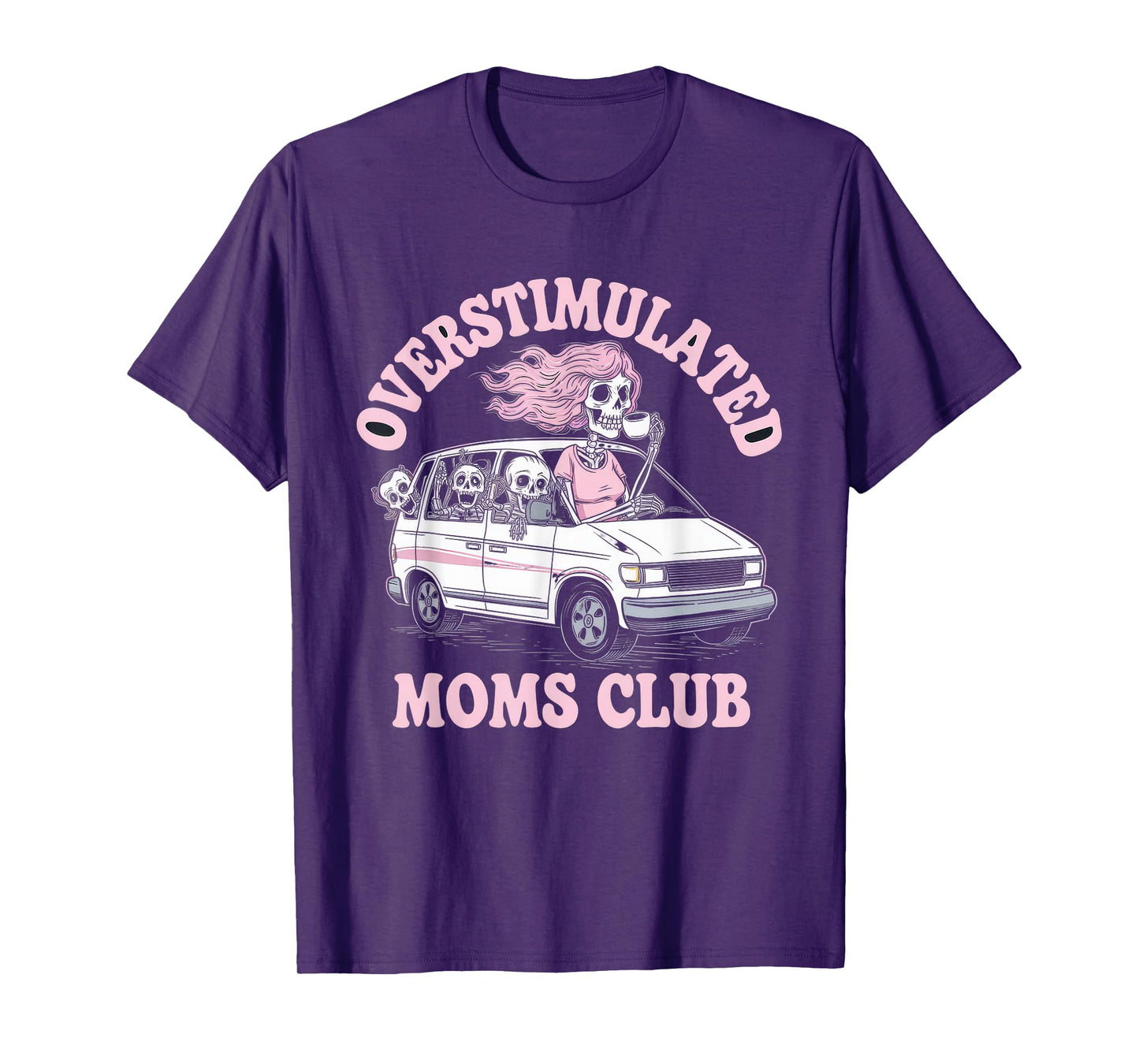 Overstimulated Moms Club Tshirt Mom Depression Mental Health T-Shirt