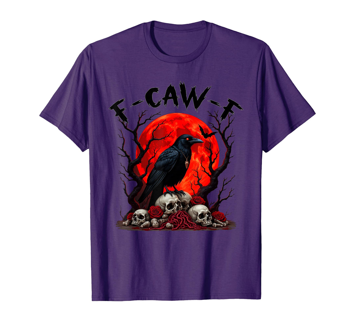 F-Caw-F Crow Funny Black Crow Lover Dark Humor Black Bird T-Shirt