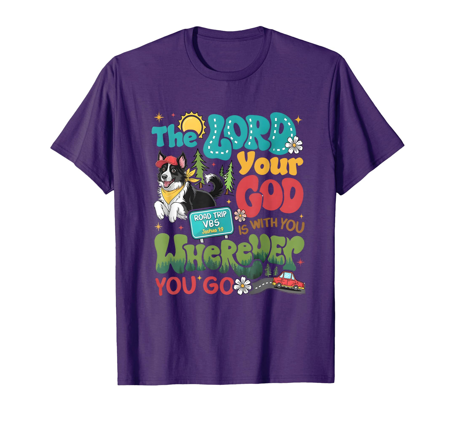 VBS 2025 Road Trip On The Go With God Kids Youth T-Shirt
