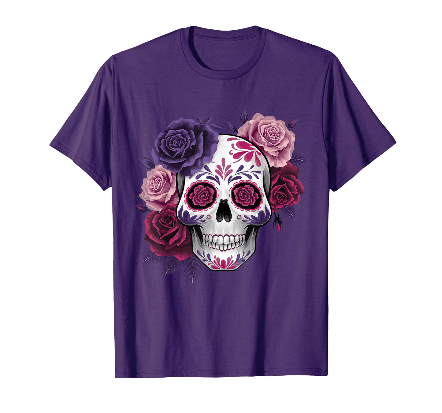 Dia De Los Muertos Costume Day of The Dead Sugar Skull T-Shirt
