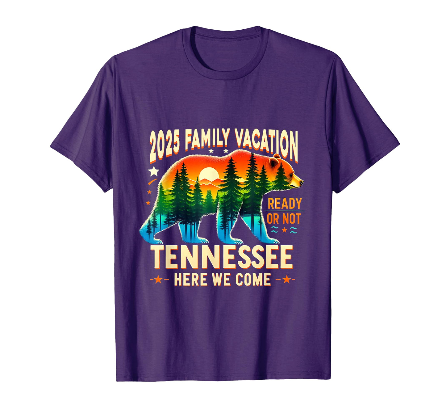 Great Smoky Mountains Tennessee Family Vacation 2025 Trip T-Shirt