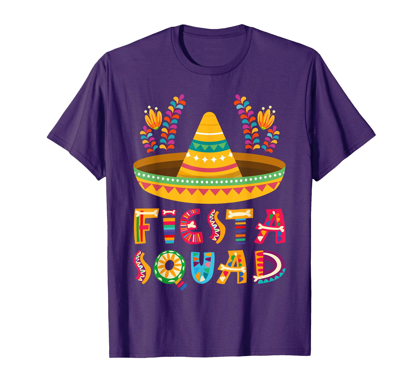 Cinco de Mayo Tee, Fiesta Squad Mexican Party Cinco de mayo T-Shirt