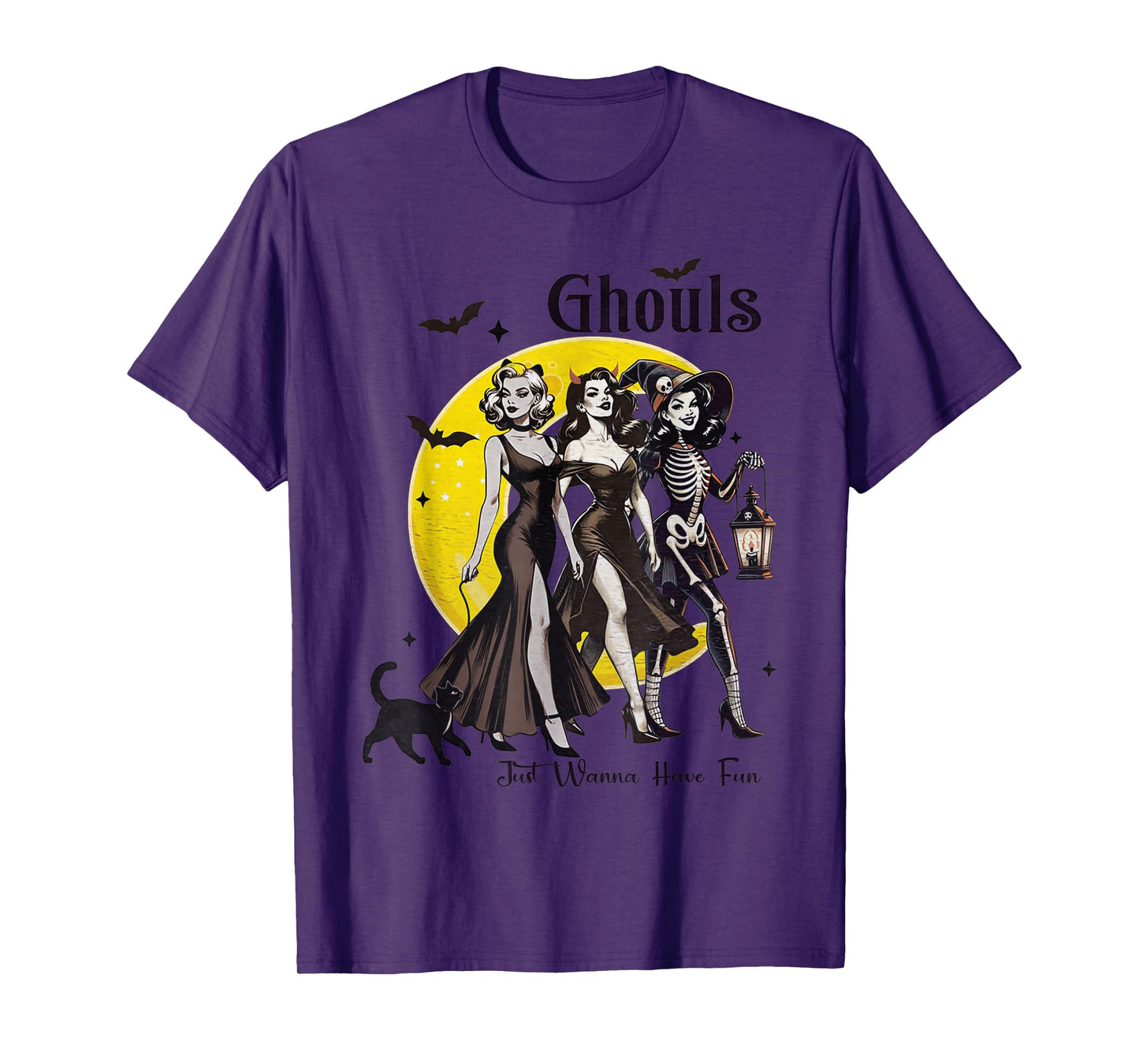 Ghouls Just Wanna Have Fun Women Funny Halloween T-Shirt