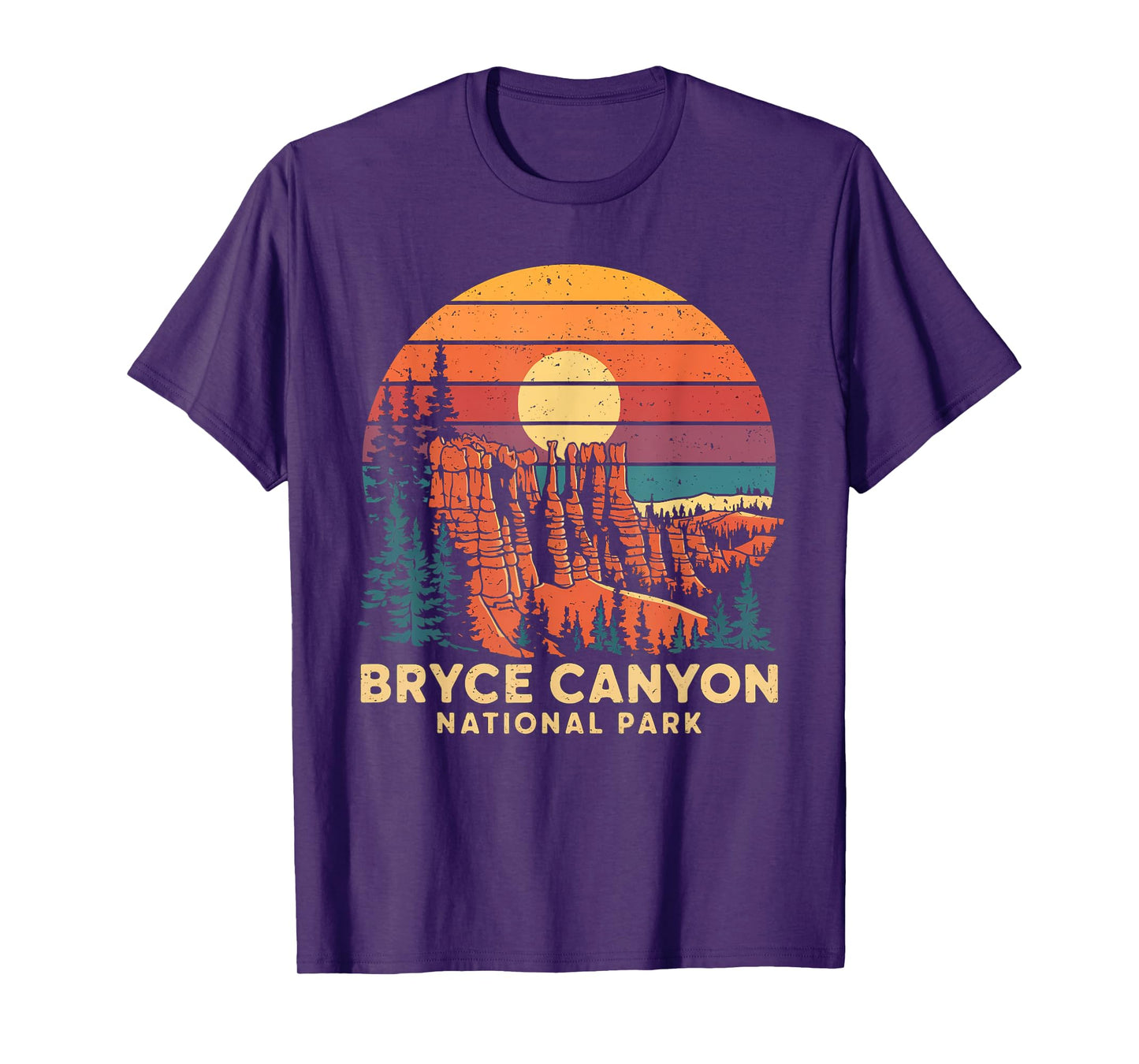 Bryce Canyon National Park Vintage Utah Hoodoos Hiking T-Shirt