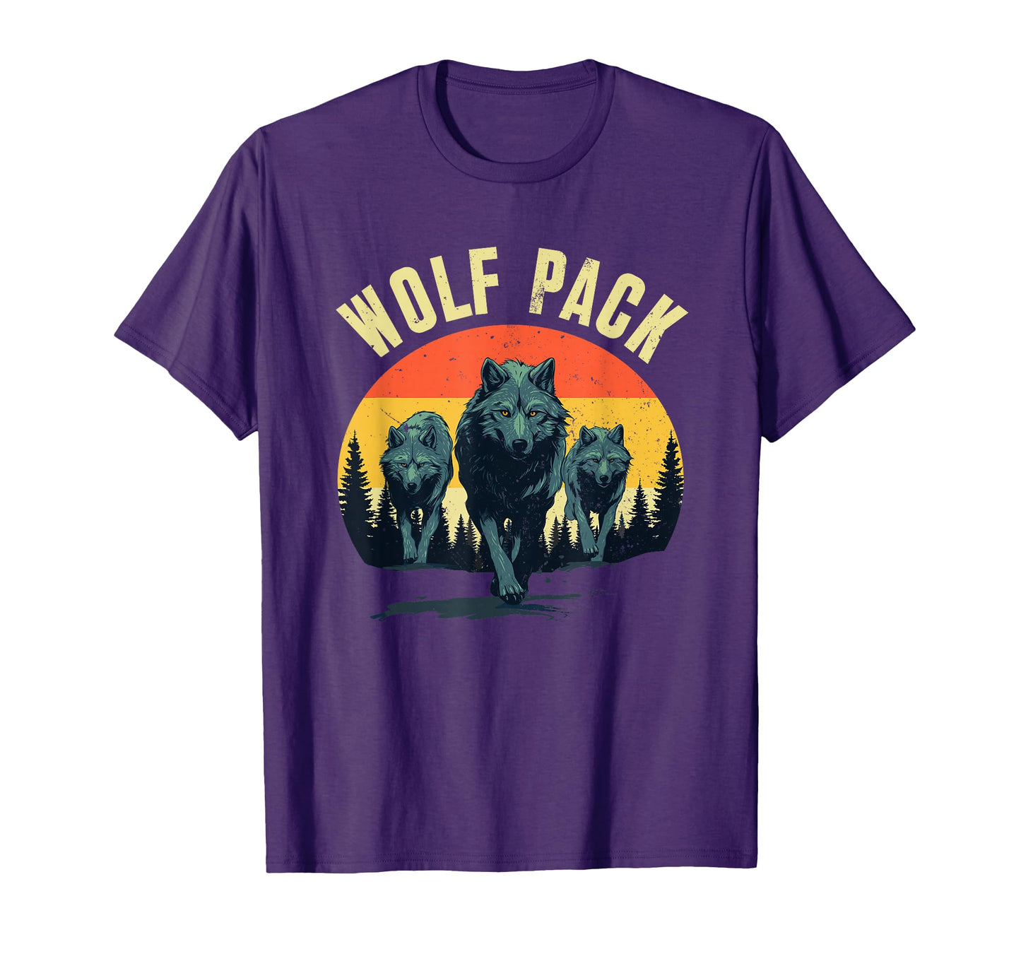 Cool Wolf Costume For Men Women Kids Howling Wolf Wolf Lover T-Shirt