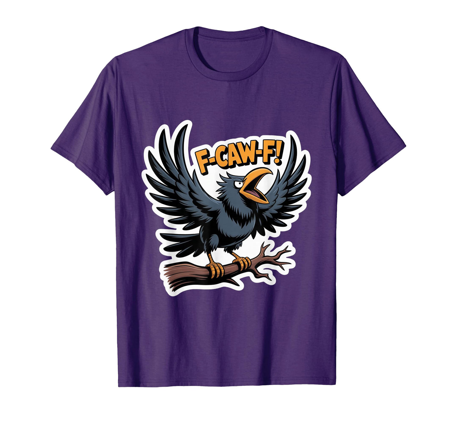 F-Caw-F Crow Halloween and Fall Graphic Tee for Women Men T-Shirt