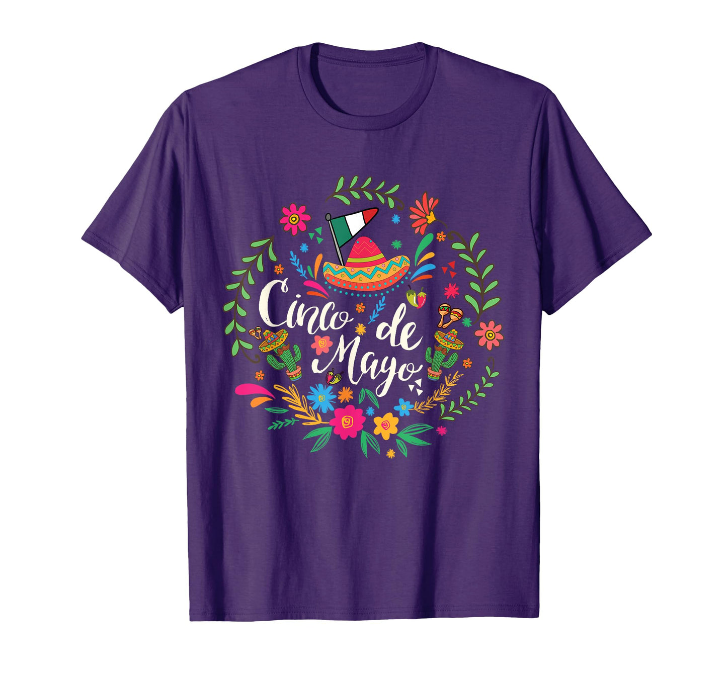 Cinco de Mayo, Funny Mexican fiesta 5 De Mayo T-Shirt