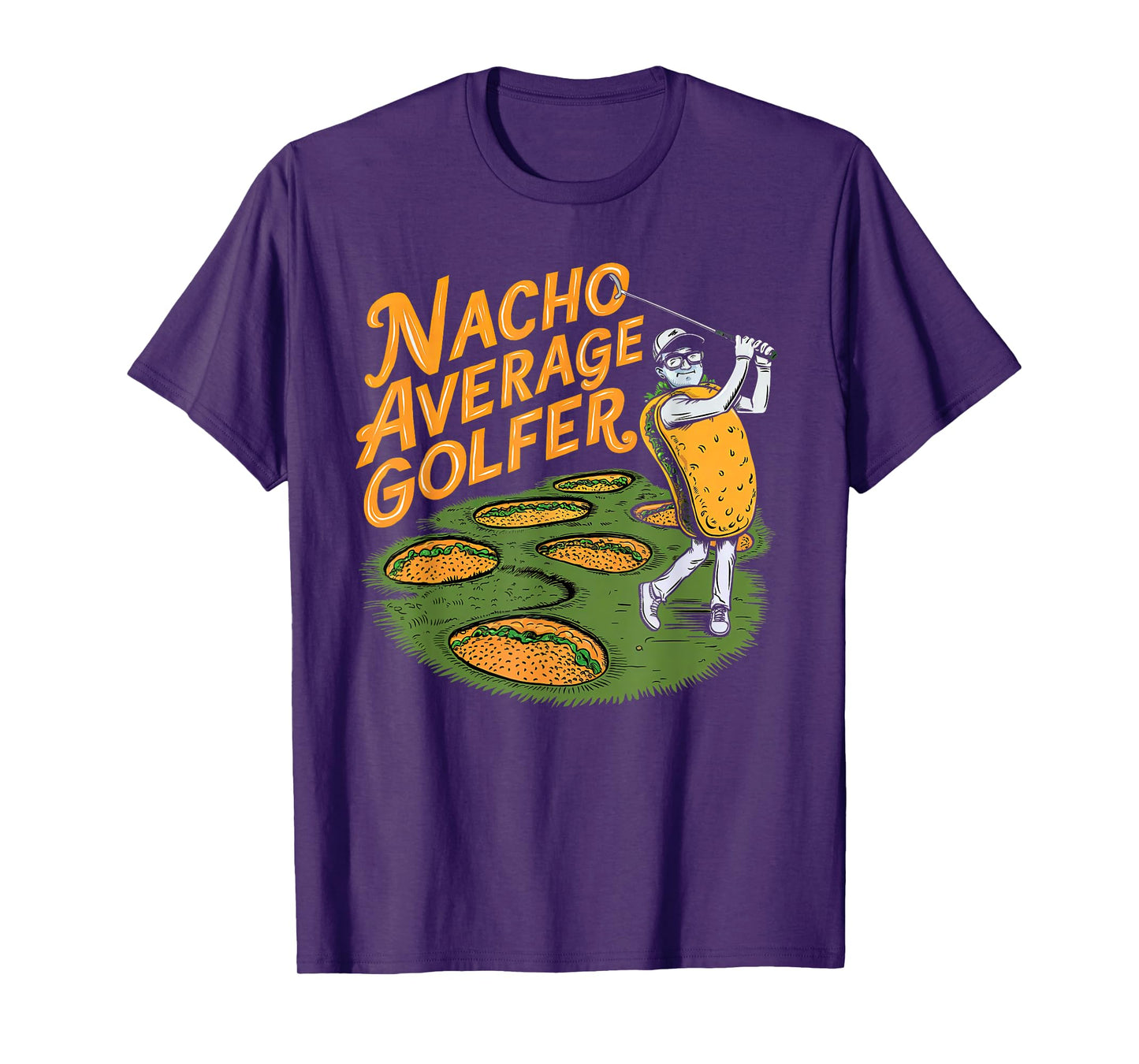 Nacho Average Golfer Golf And Tacos Classic T-Shirt
