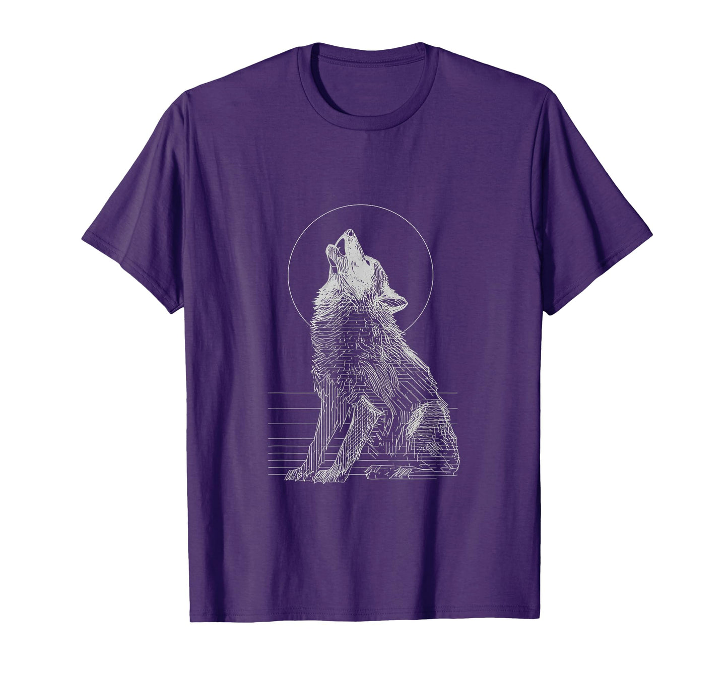 Wolf Minimalist Spirit Animal T-Shirt