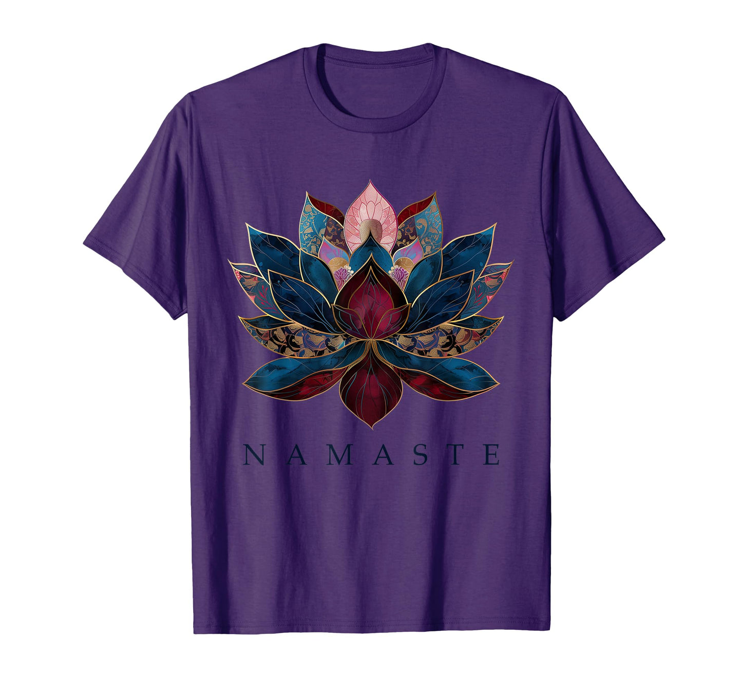 Namaste Lotus Flower Zen Buddhism Yogi Buddhist Buddha Yoga T-Shirt