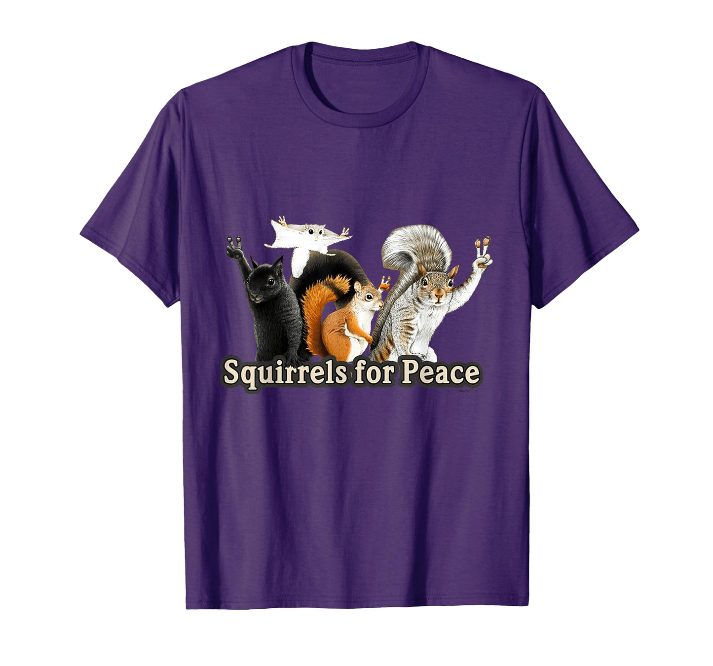 Squirrels For Peace T-Shirt