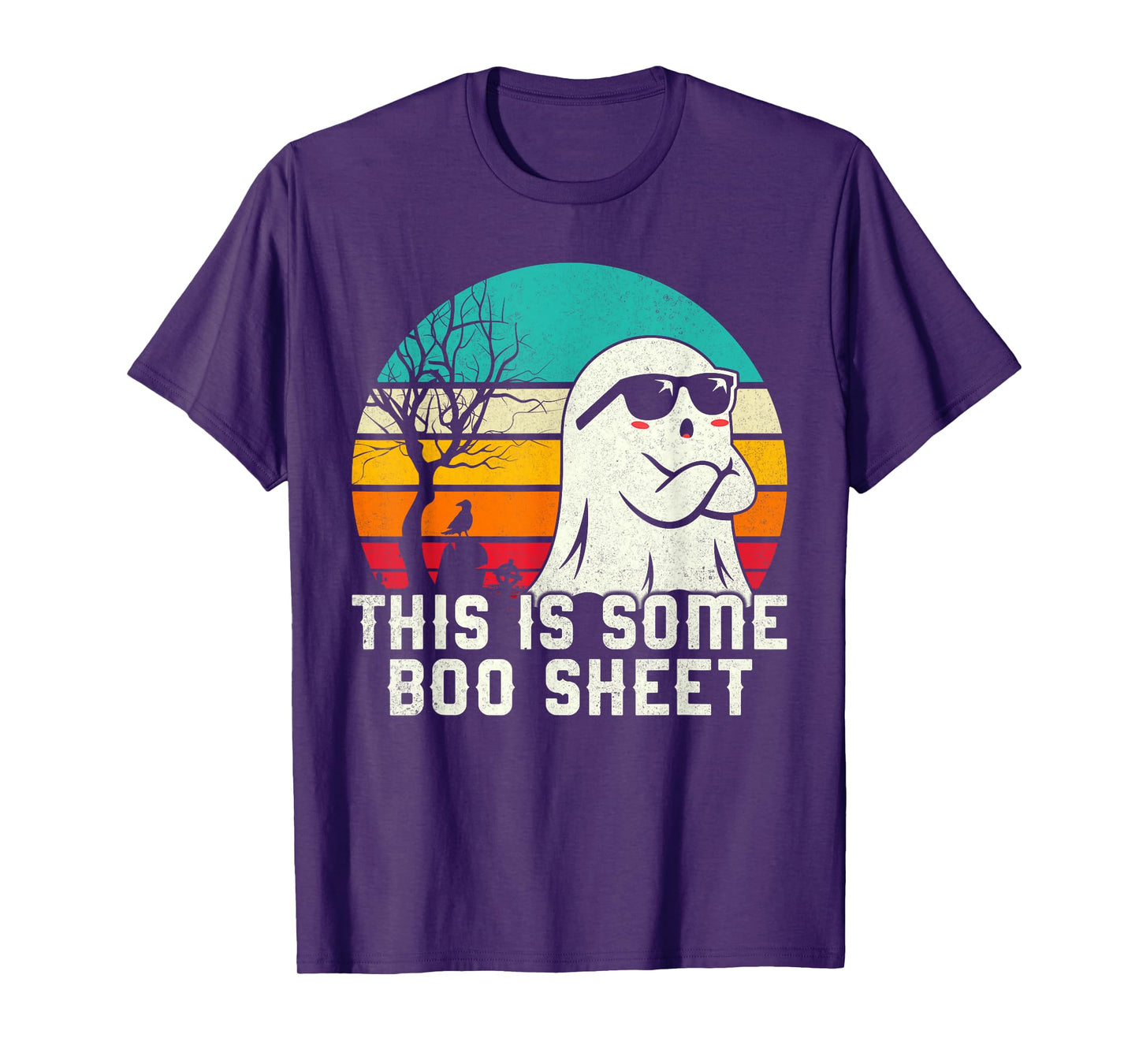Funny This is Some Boo Sheet Ghost Halloween Costume T-Shirt