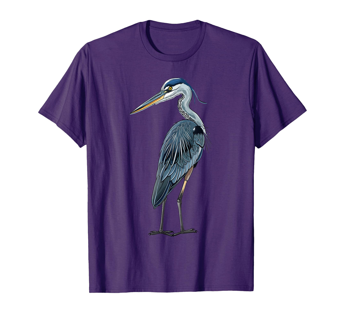 Blue Heron Bird Birding T-Shirt
