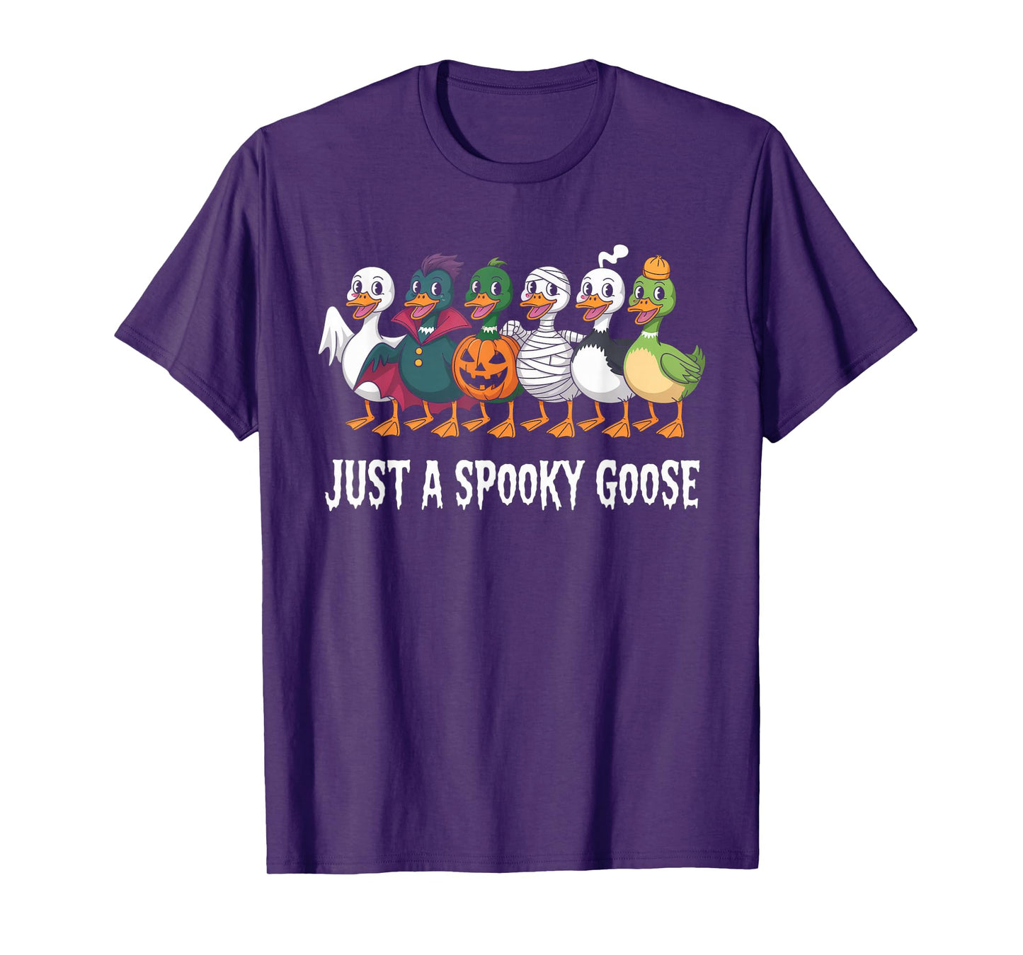 Funny Spooky Goose Saying Humorous Halloween Costume Gag T-Shirt