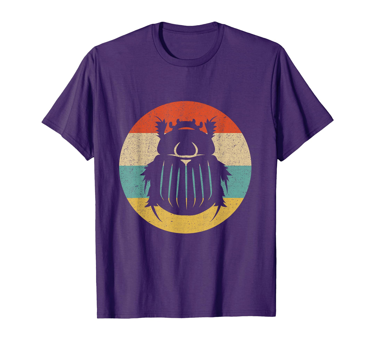 Dung Beetle Entomology Bug Retro Insect Entomologist T-Shirt