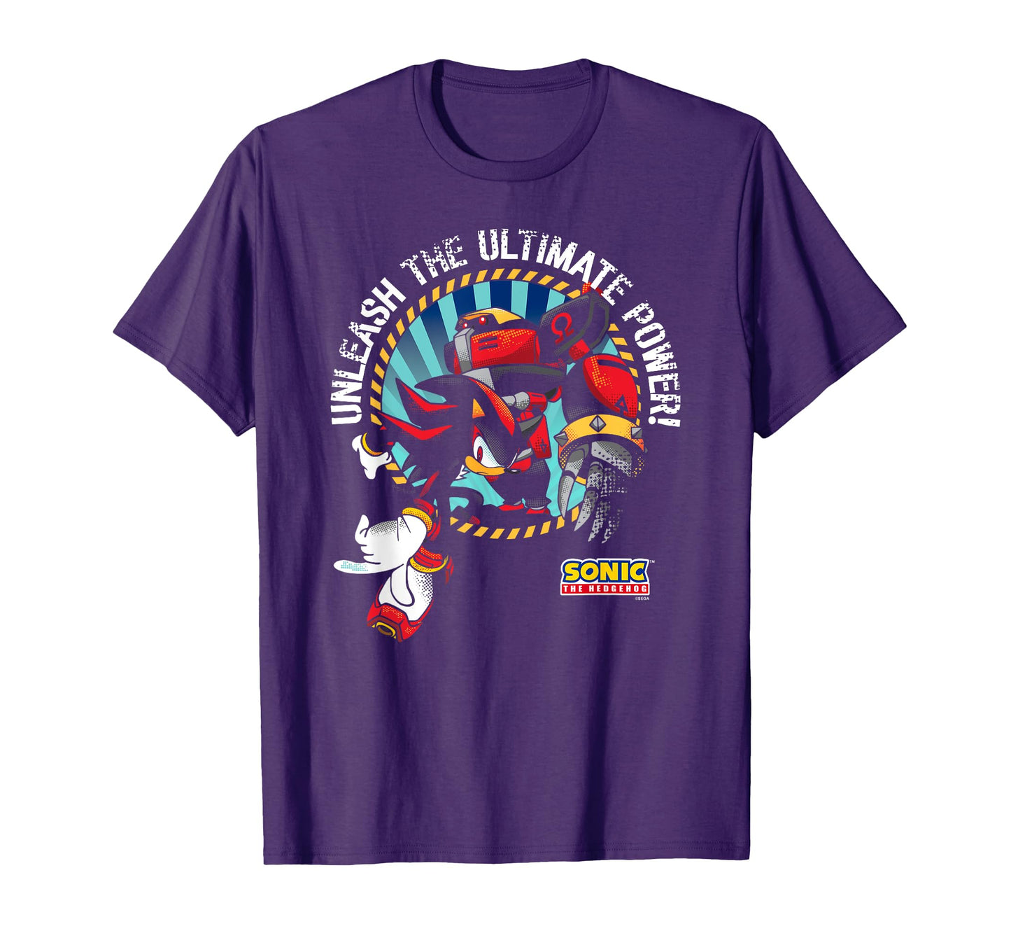 Sonic The Hedgehog Shadow & Omega Unleash The Ultimate Power T-Shirt
