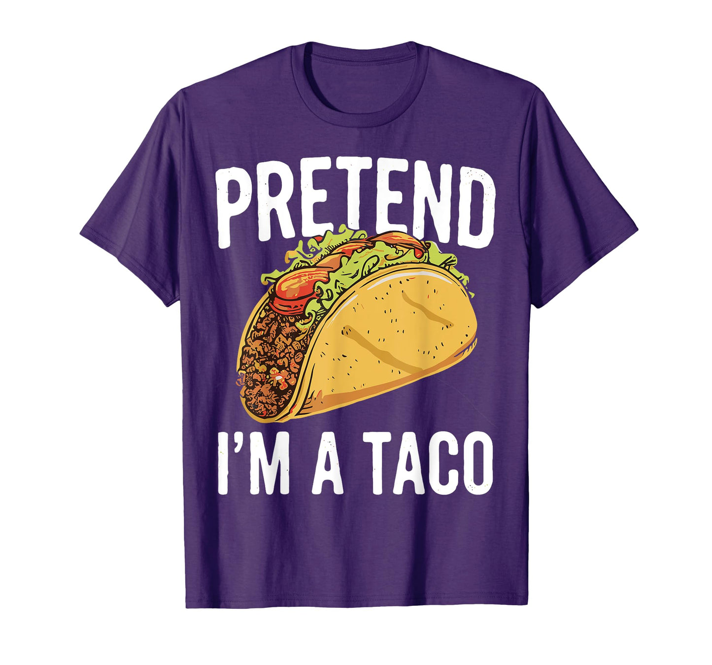 Pretend I'm A Taco Funny Halloween Japanese Noodle Costume T-Shirt