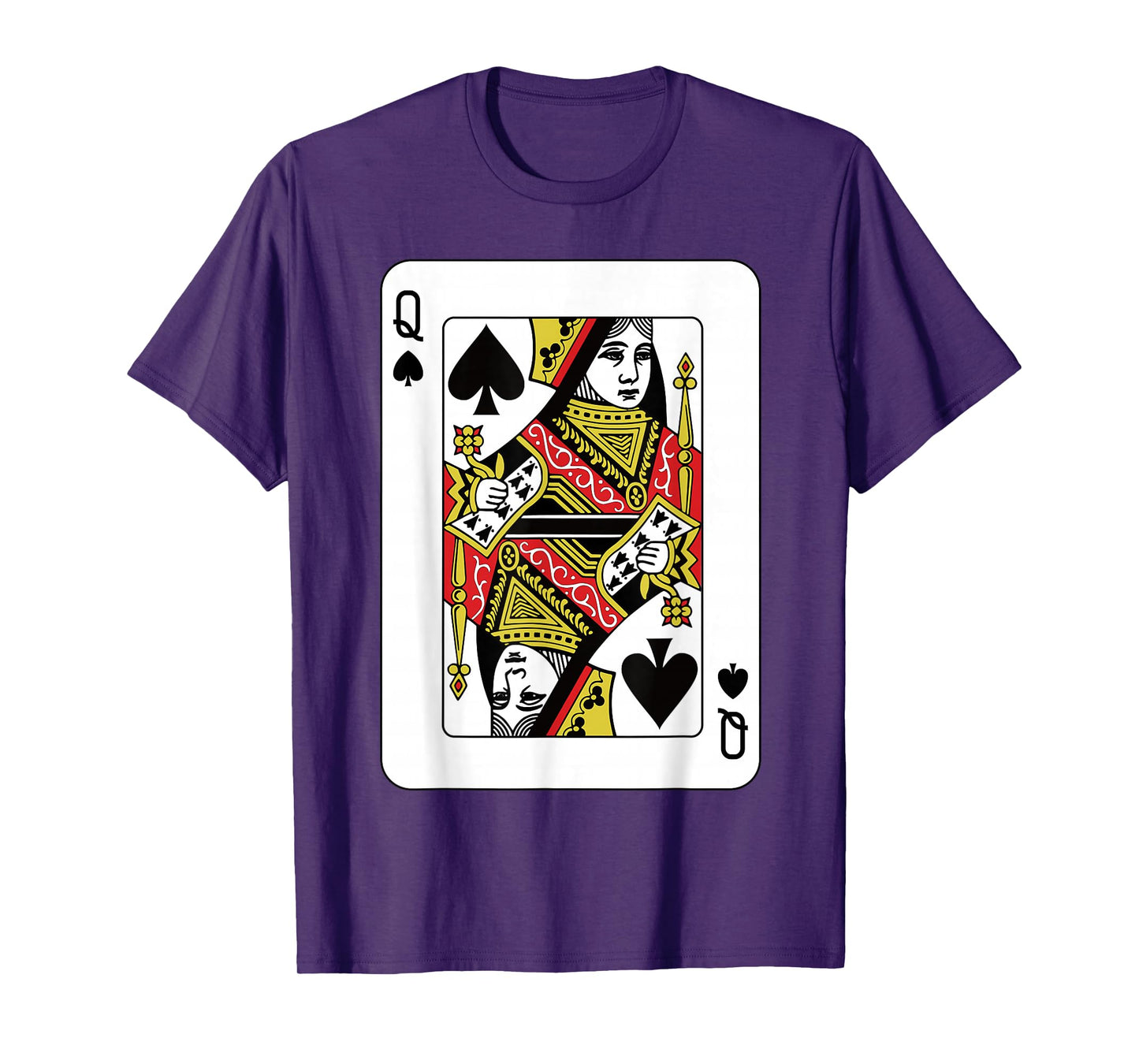 Queen Of Spades Playing Card Poker T-Shirt