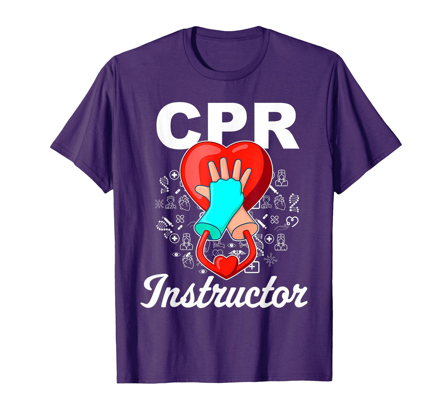 CPR Instructor Emergency First Aid AED Certified CPR Nurse T-Shirt