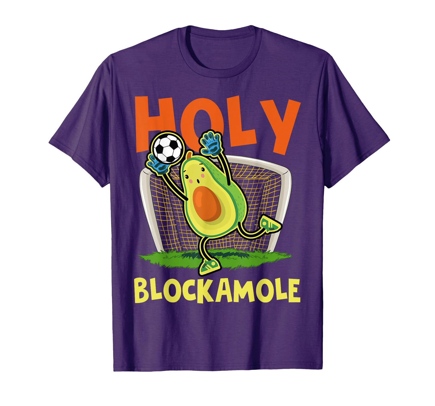 Holy Blockamole Soccer Blocker Shirt Funny Avocado Goalie T-Shirt