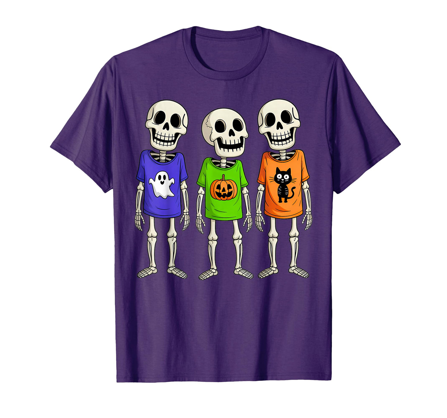 Halloween Skeleton Decorations with Hands for Outdoor Fun T-Shirt