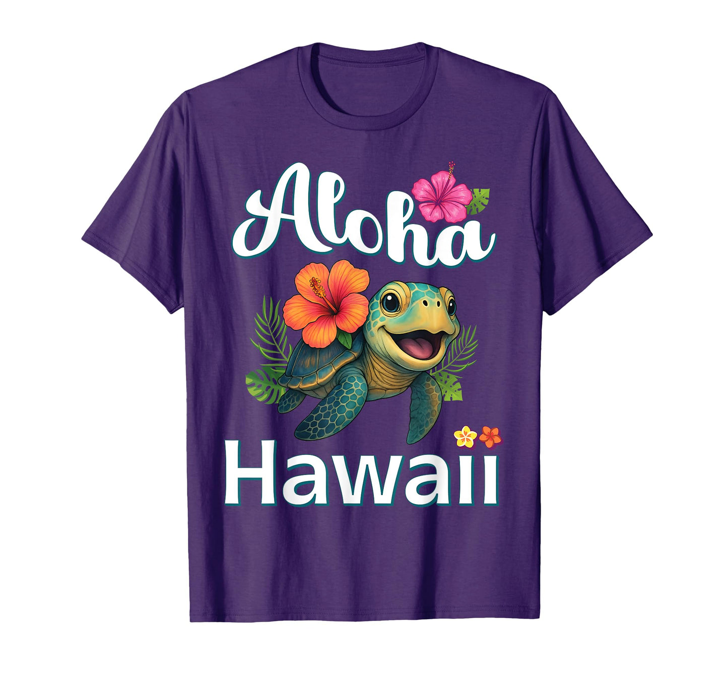 Aloha Hawaii Turtle Hawaiian Island Kids Toddler Men Women T-Shirt
