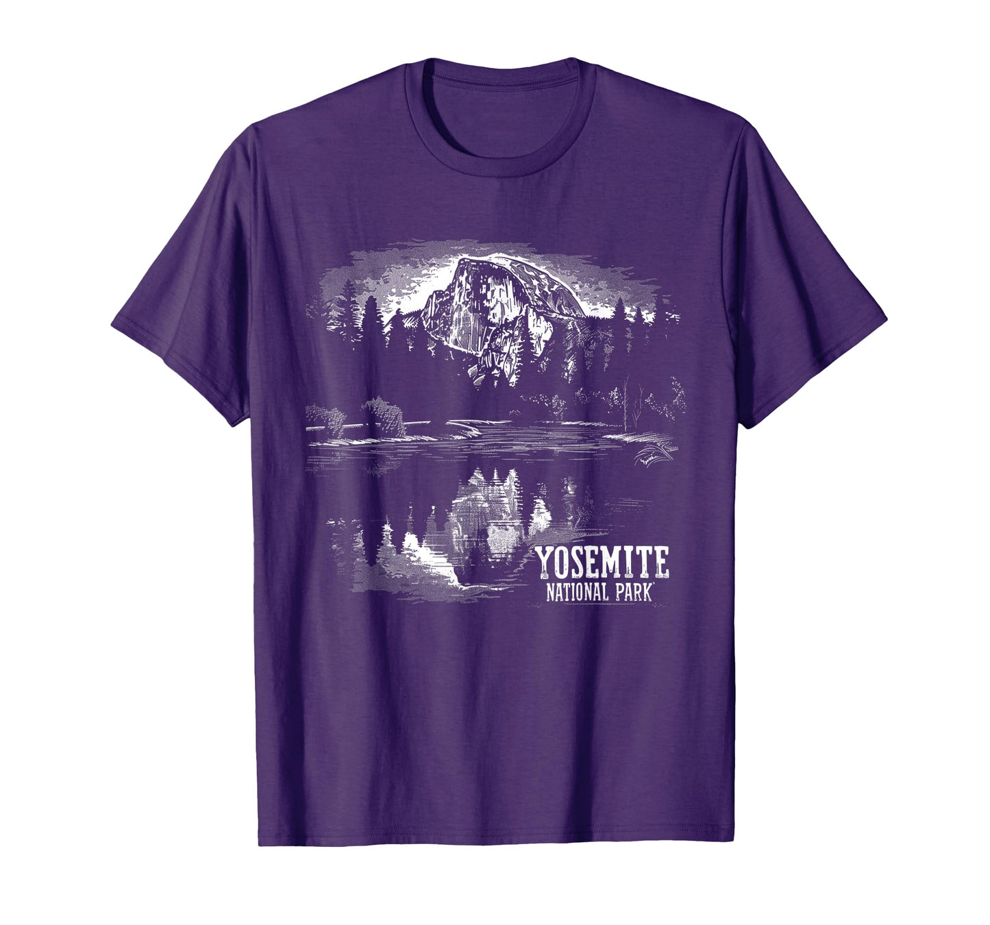 Yosemite - US National Park Vintage Men Women Kids Retro T-Shirt