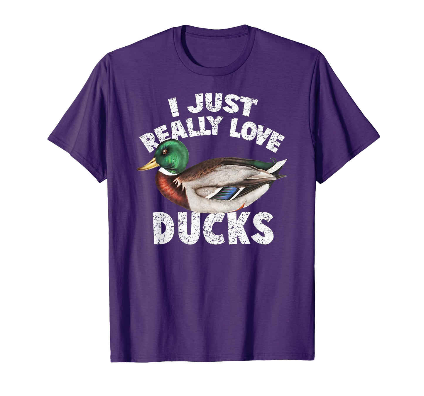 I Just Really Love Ducks Shirt Cute Mallard Duck T Shirt T-Shirt