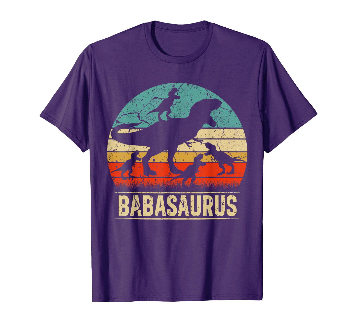Baba Dinosaur T Rex Babasaurus 4 kids Family Matching T-Shirt