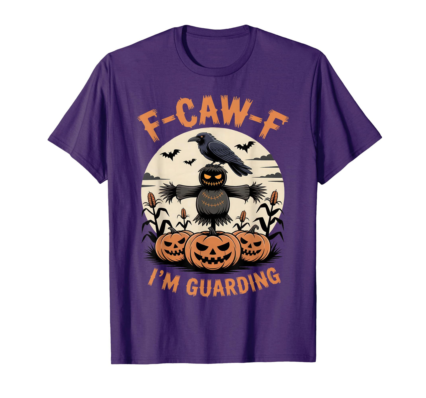 Black Crow, F-Caw-F Funny Black Bird Moon Bird Lover f-caw-f T-Shirt
