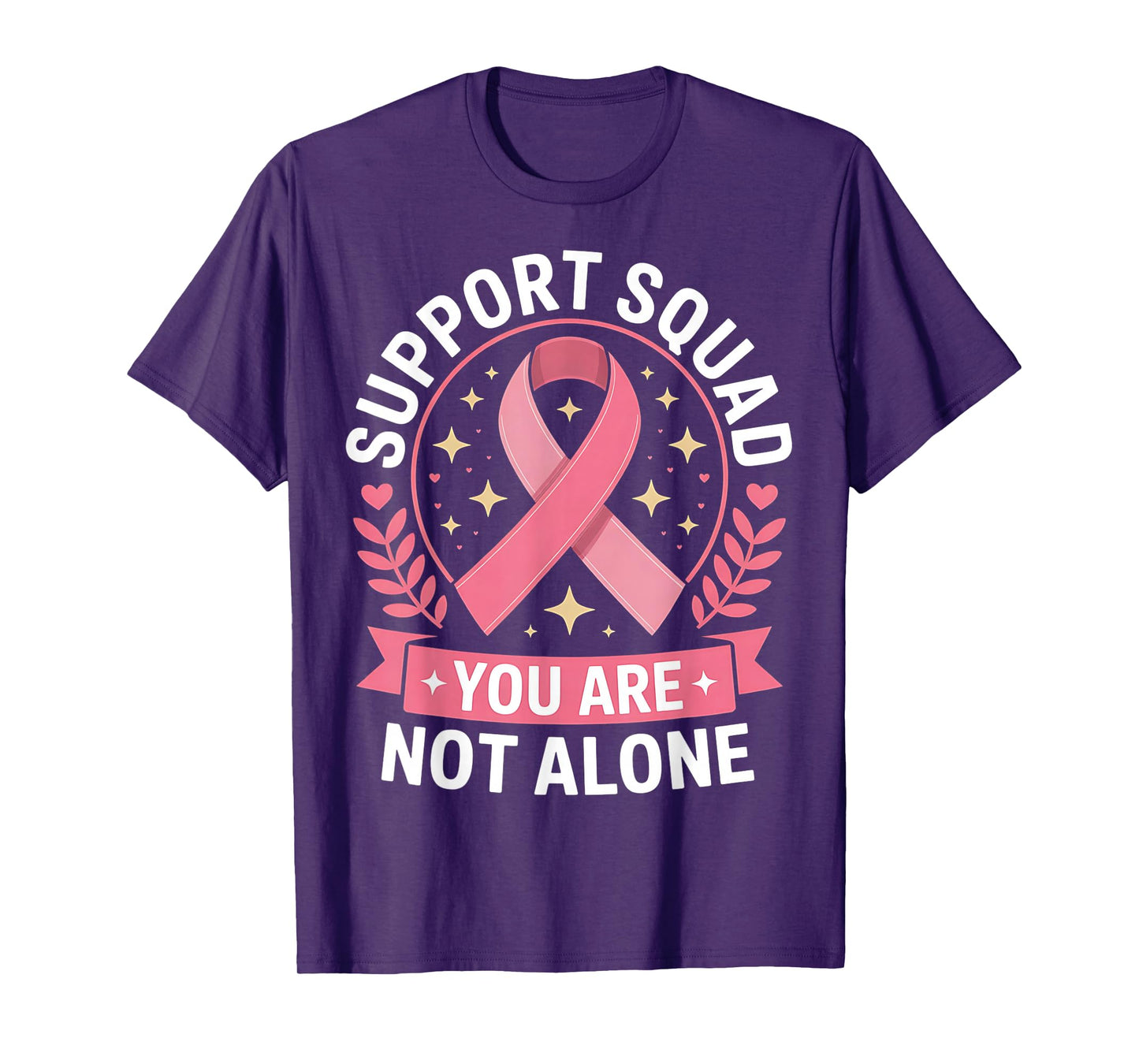 Breast Cancer Warrior Support Squad Breast Cancer Awareness T-Shirt