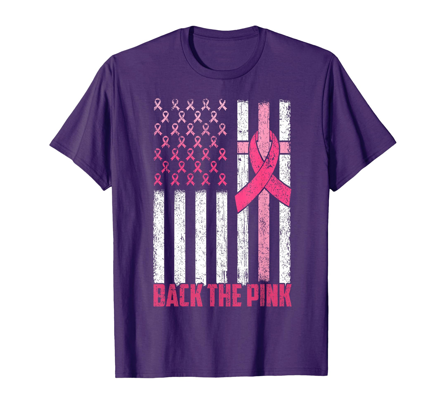 Back The Pink Breast Cancer Awareness Shirts Women Men Kids T-Shirt