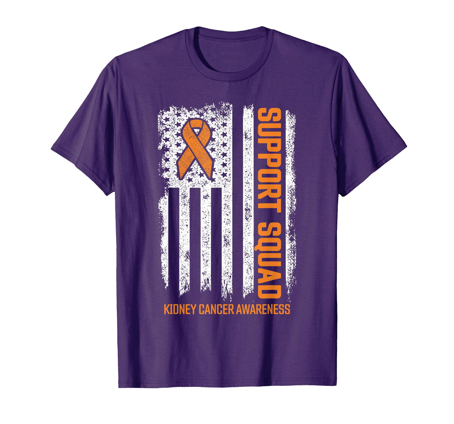 Kidney Cancer Support Squad Family Kidney Cancer Awareness T-Shirt