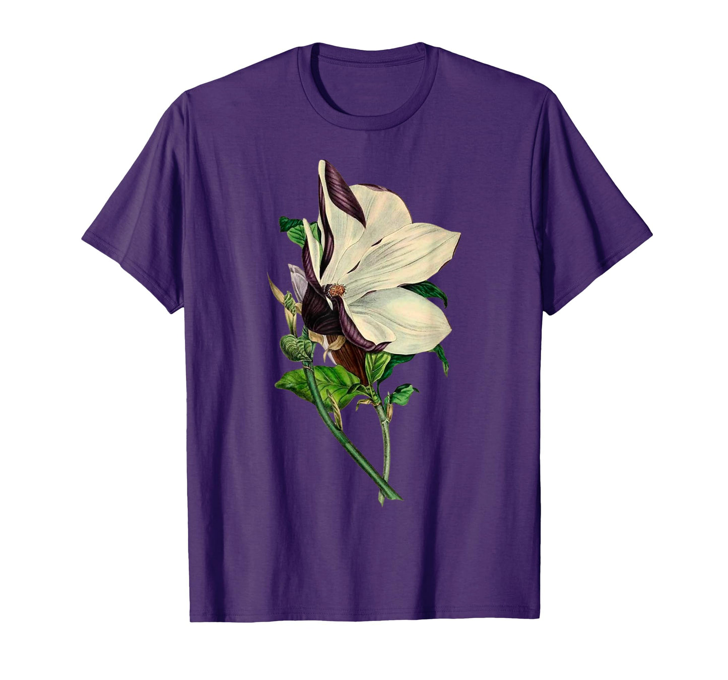 Elegant Orchid Flower Antique Plants Botanical Vintage Gift T-Shirt