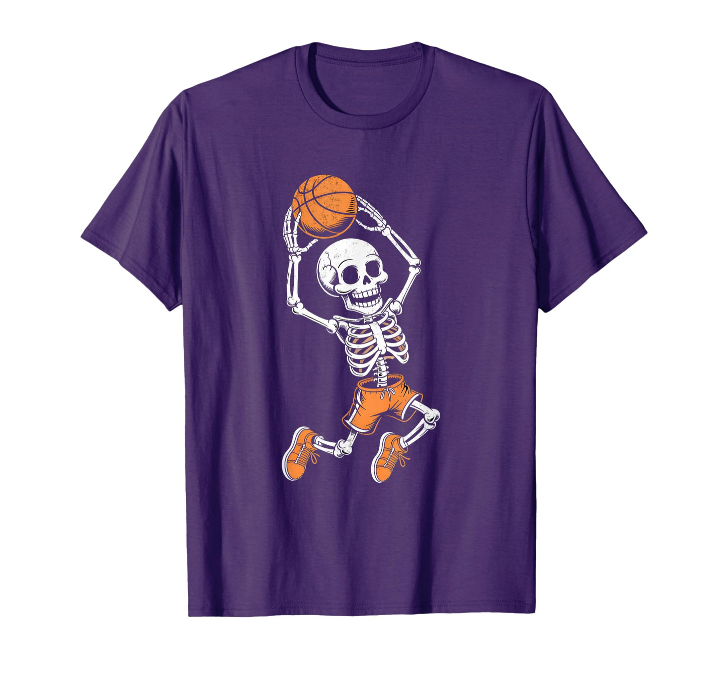 Skeleton Basketball Player Halloween T-Shirt