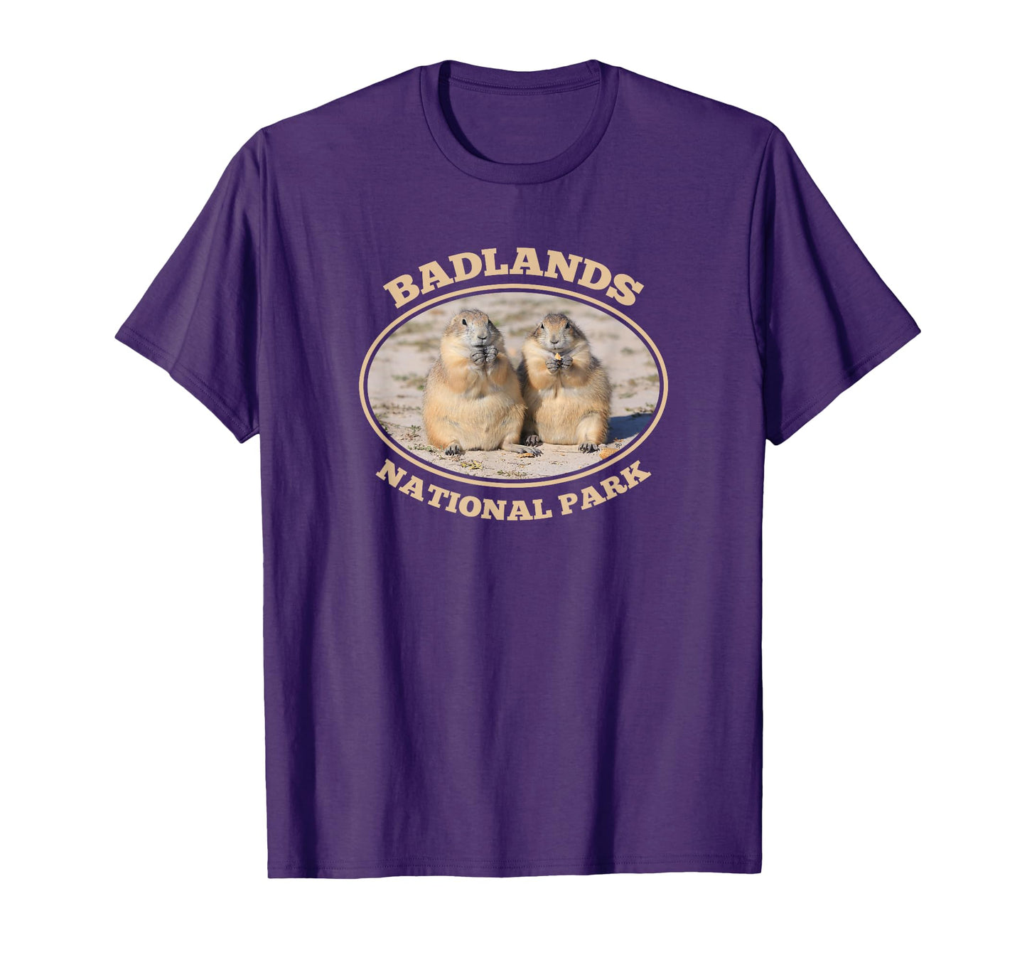 Badlands National Park Prairie Dogs South Dakota Souvenir T-Shirt