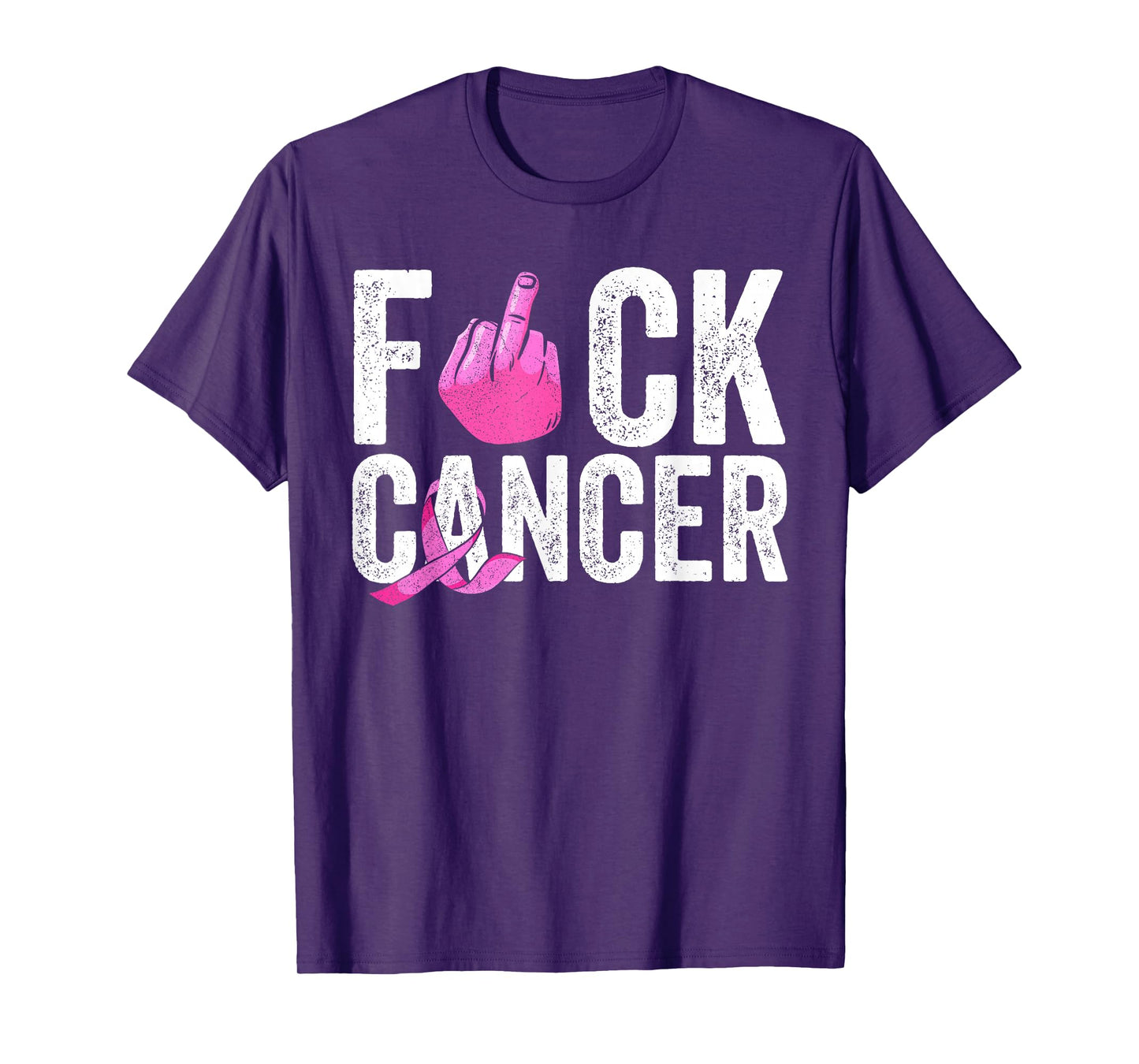 Fuck Breast Cancer Apparel Pink Ribbon Support Fighter Women T-Shirt