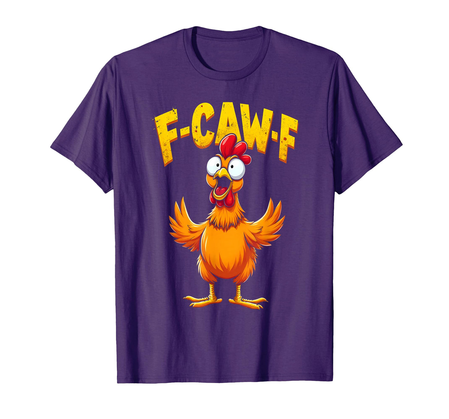 F Caw F Funny Chicken Halloween Meme F-Cow-F T-Shirt