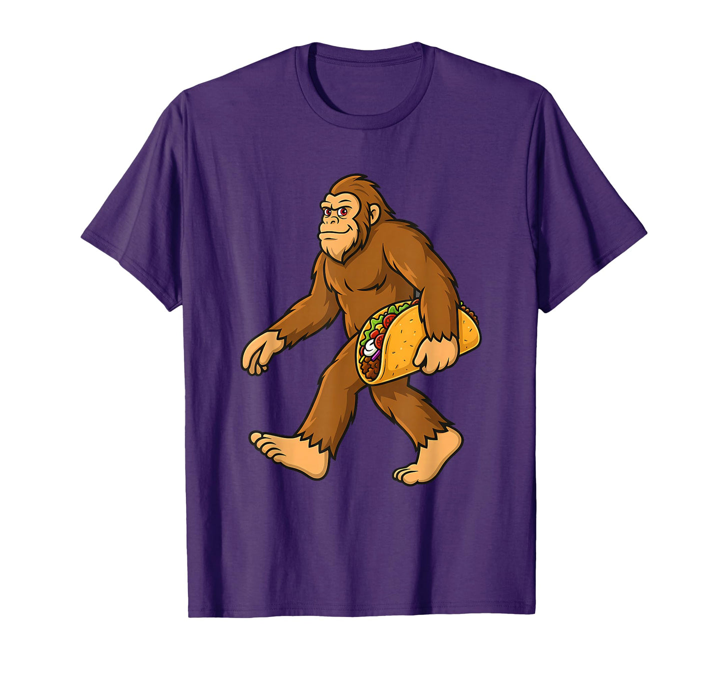 Bigfoot Taco Lover Sasquatch Cinco De Mayo Mexican Food T-Shirt