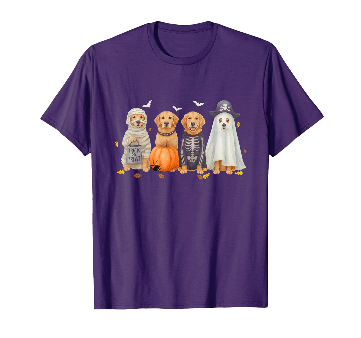 Witch Golden Retriever Halloween Golden Retriever Dog Mom T-Shirt