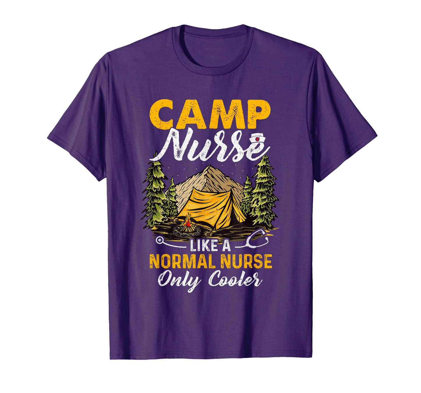 Funny Camp Nurses For Summer Camping Nursing T-Shirt