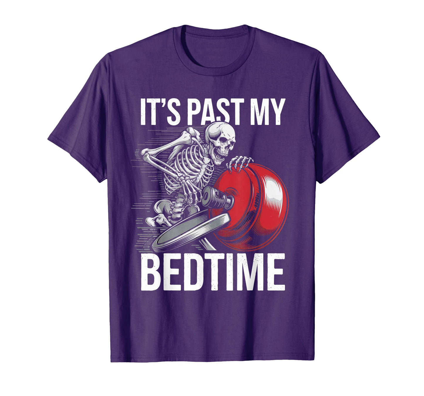 Funny Tshirt Men Humor Skeleton Meme Sarcastic Ironic Tired T-Shirt