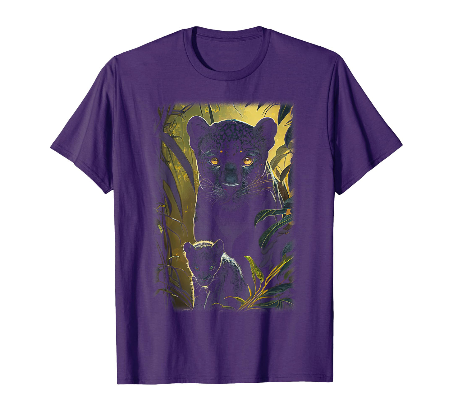 Panther Lover animal Big Cat Panther Animal black Men Women Kids T-Shirt